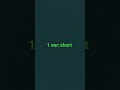 1 sec