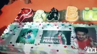 Prabhas birthday celebration💐🎂🔪🎂