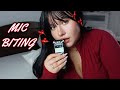 ୨ৎ Pure mic biting ASMR ⋆˙ brain melting, layered sounds, camera tapping | Tascam