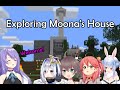 Pekora, Miko, Matsuri and Kanata Amazed with Moona Hoshinova's House【Hololive English Sub】