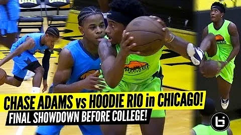 Hoodie Rio Battles Chase Adams at Chicago Pro Am! PG's Final Battle Before College!