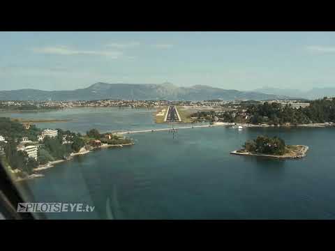 PilotseyeTV Corfu - LTU A330 Landing Into Corfu