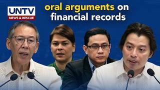 FULL: Oral argument on the subpoena of the VP Sara, husband’s financial records on impeachment trial