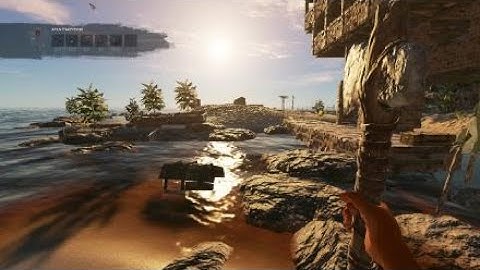 Stranded Deep, how to build a cliff base using clay brick (Part 8)