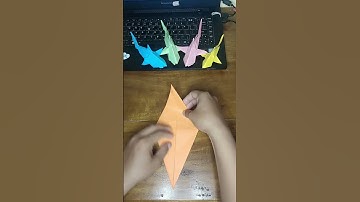 Simple and Easy Origami Shark | How to make Origami Shark #short #origami #shark