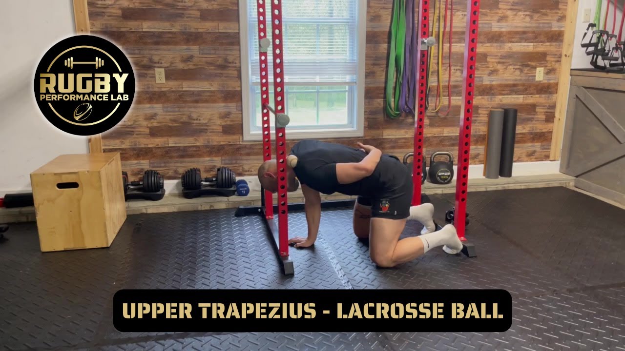 Upper Trapezius Release with Lacrosse Ball Fitness Exercise Library
