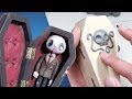Turning a $2 Coffin into a TIM BURTON Style MOVIE PROP - Polymer Clay Timelapse Tutorial