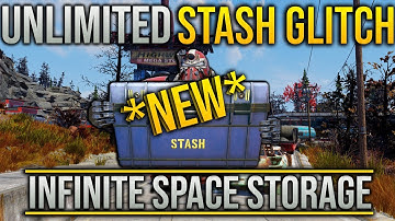 Fallout 76 *NEW* Unlimited Stashbox Weight Glitch! *AFTERPATCH* Infinite Storage Space!