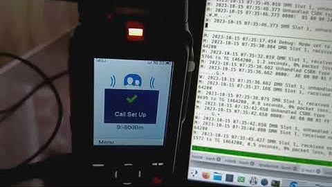 DMR tier III trunking POC with MMDVM and GNU Radio part deux: the perspective of the radio.