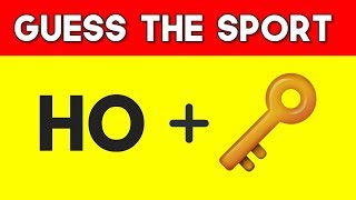 Can You Guess The Sport From The Emojis? | Emoji Puzzle