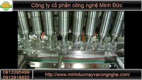 Dây chuyền công nghệ chiết đóng nắp lọ nước yến Minh Đức