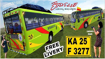 NWKRTC LIVERY | KSRTC LIVERY| KA 25 F 3277 | EICHER BUS MOD | UNIQUE BUS | KSRTC | bussid