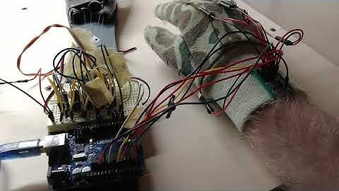 Robotic Hand Powered by Flex Sensors