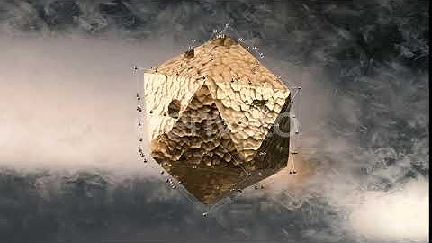 Abstract gold platonic background | Motion Graphics - Videohive template