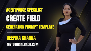 How to Create Field Generation Prompt Template to Invoke Flow | Salesforce Tutorial