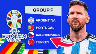 I MADE ARGENTINA PLAY IN EURO 2024...