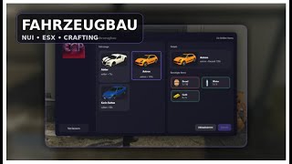 Fivem ESX Car Crafting System