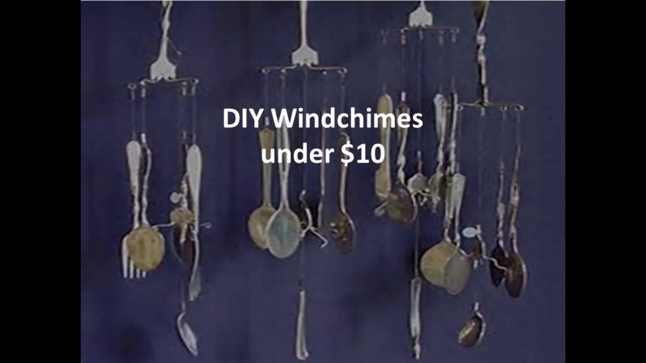 Old Silver Wind Chimes – DIY Tutorial – FanningSparks