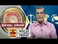 (02/11/2018) இன்றைய ராசி பலன் (காணொளி)