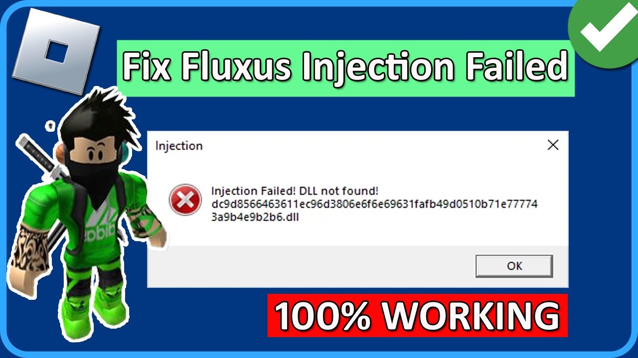 roblox crashing whenever I inject fluxus : r/robloxhackers