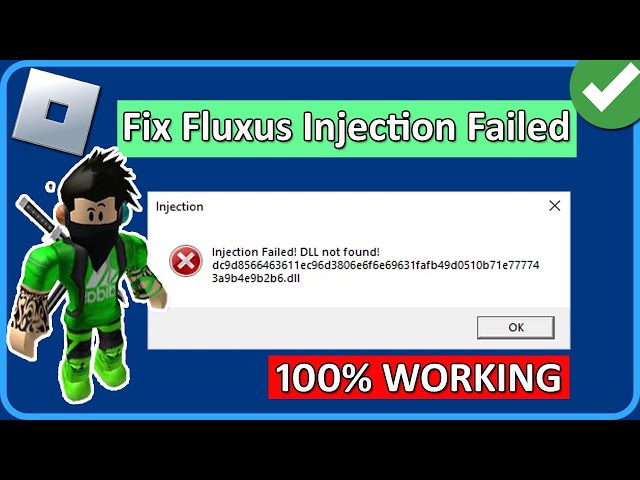 How to fix fluxus not inject failed pc roblox｜TikTok Search