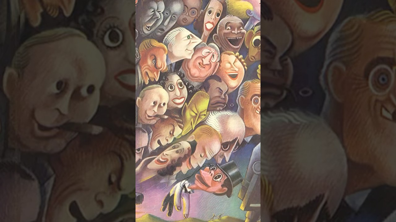 Miguel Covarrubias’ Impossible Interviews #miguelcovarrubias #illustrators #illustrationhistory #art