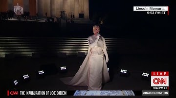 Katy Perry performs Firework at 2021 Presidential Inauguration