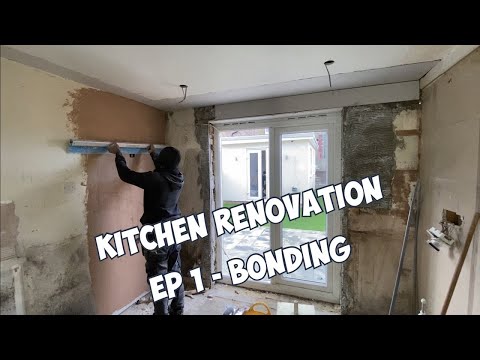 Kitchen renovation - bonding walls