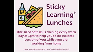 Sticky Learning ® Lunches: What is the HBDI Model and Whole Brain Thinking ®  - Part #1 | MBM |HBDI