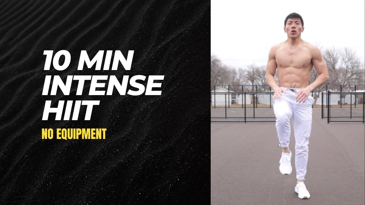 10 MIN INTENSE HIIT CARDIO WORKOUT [10 SEC REST TIME] - YouTube