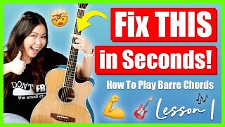 How to Play Barre Chords on Guitar  Avoid THESE Top 5 Mistakes!