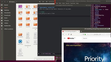 Spacemacs: Part 2 - Getting started with note taking in Org-mode