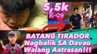 BATANG TIRADOR NAGBALIK SA DAVAO WALANG AATRASAN!! JAYBEE SUCAL Vs BATANG MAA | RACE-09 PRIZE 5,5K🎱🎱