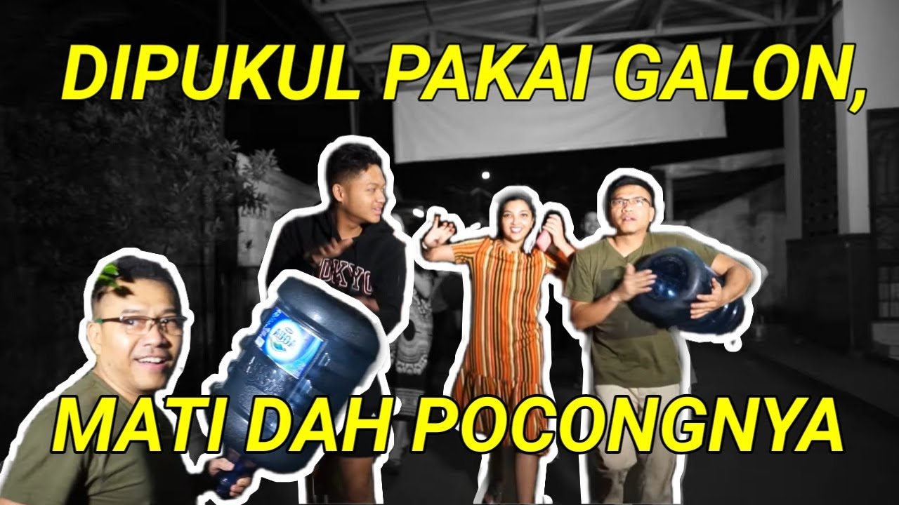 BIKIN SETAN JERA, MAS ANANG HAJAR POCONG PAKAI GALON | PRANK HANTU #PART3