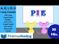 A E I O U / ALL Long Vowel Words/Vowel Vowel / Vowel Consonant Vowel/ Kindergarten/ Phonics/ ESL