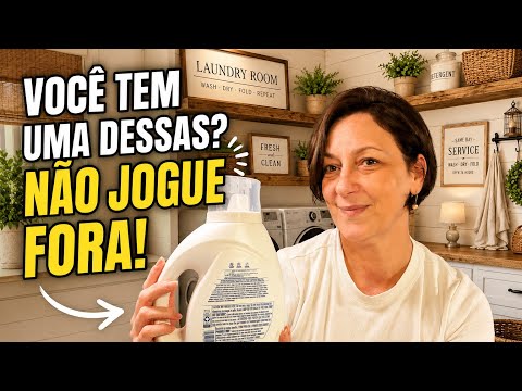  Transformei uma embalagem vazia em decoração Farmhouse! 