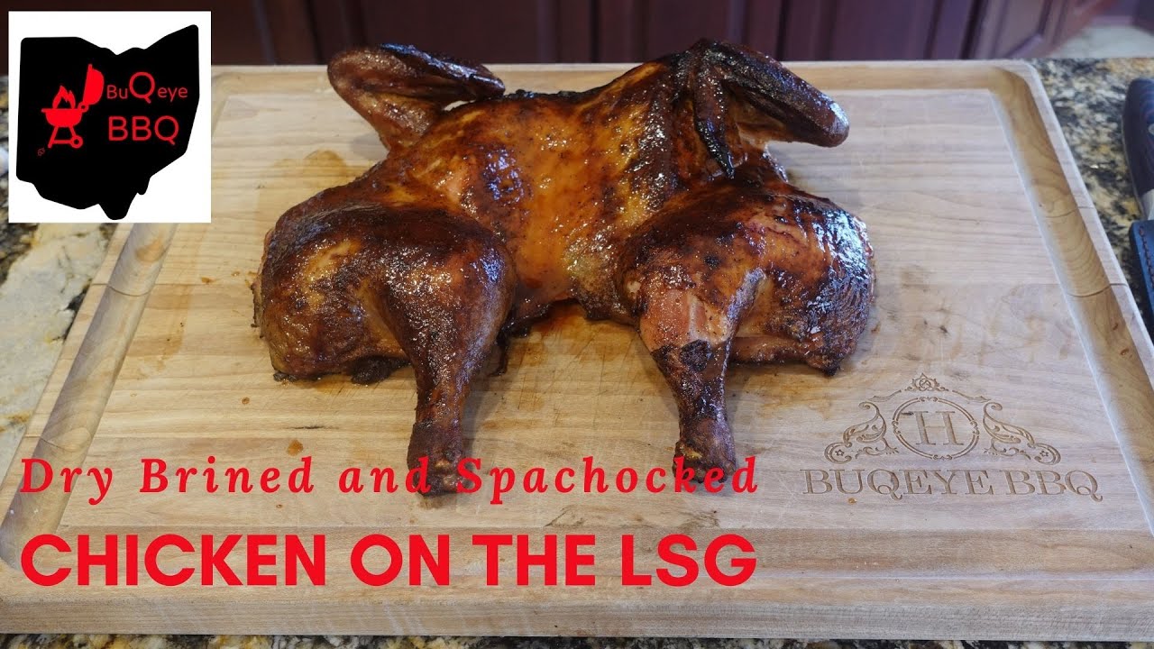 Spatchcocked and BBQ'd Chicken on the Lonestar Grillz Offset