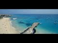 Santa maria beach sal kap verde drone 4k