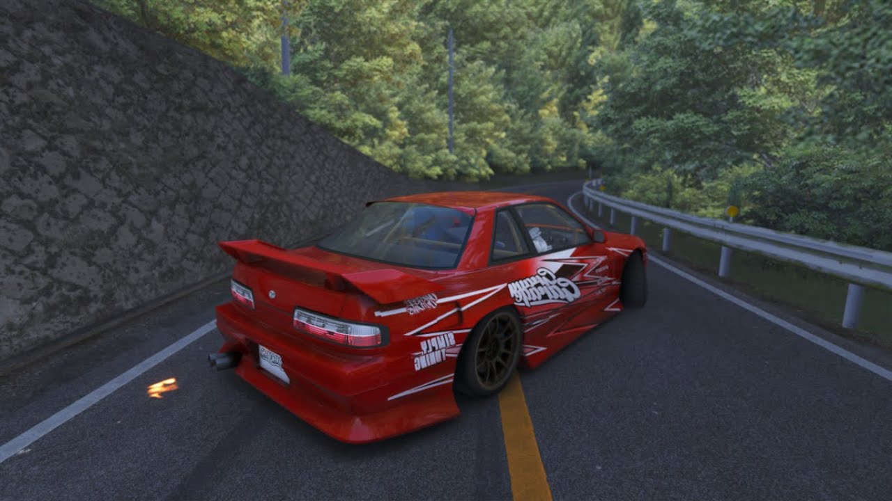 Nissan Silvia S13 Uphill Drifting At Mt Akina Assetto Corsa Youtube