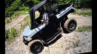 Polaris Ranger Northstar Trail Boss 1st Trail Ride The Best Cab On The Trail Susquahannock Trail 264