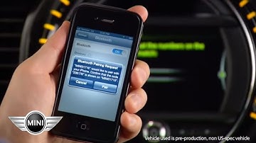 MINI USA | MINI Connected + Visual Boost | Bluetooth Pairing