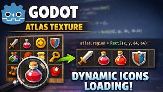 Godot Tutorial  Load Icons Dynamically from Atlas Texture (Inventory UI Guide)