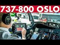 Piloting BOEING 737 out of Oslo + Flight Preparations!