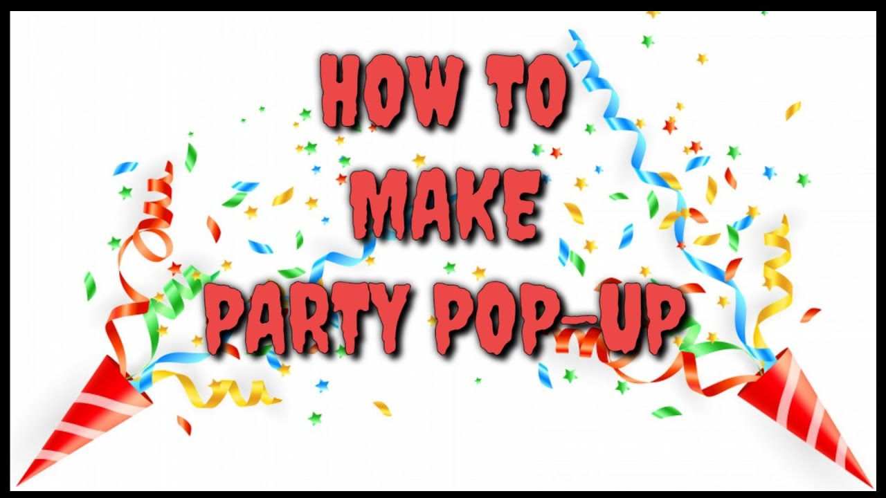 How to Make Party PopUp At Home party popper Paper Blaster Home