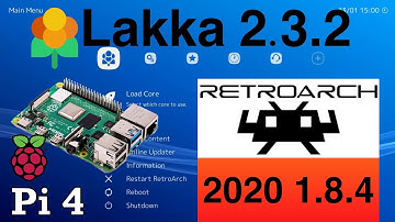 Raspberry Pi 4 RetroArch 1.8.4 Lakka 2.3.2 How to install