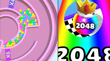 Max levels- Ball Merge 2048 Vs Multi Maze| Android ios new update
