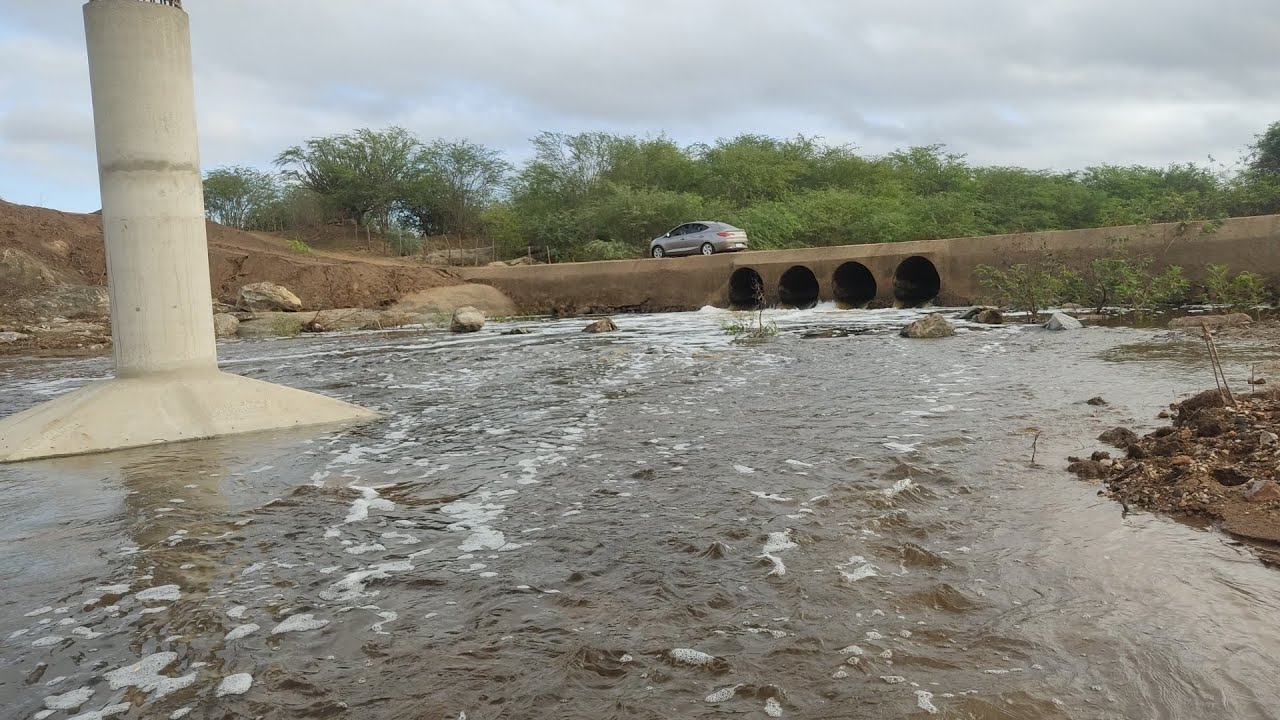 Este é o rio bodocongó que vem da cidade de campina grande