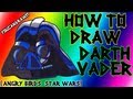 Unique Angry Birds Darth Vader Coloring Pages