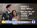 Soldier's wife released from ICE custody
