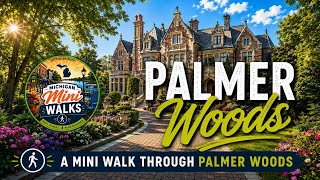 🏡 Palmer Woods Mini Walk | Detroit's Most Beautiful Historic Mansion Neighborhood